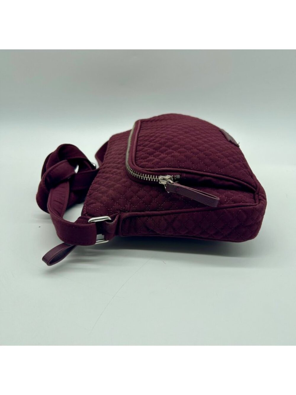 Vera Bradley Burgundy Fabric Crossbody Bag - Picture 4 of 11